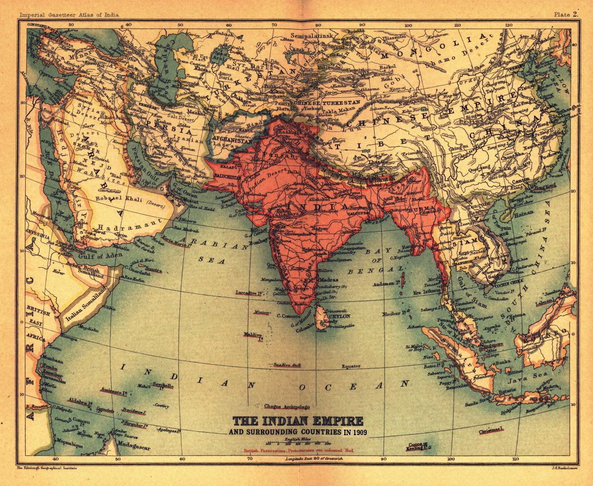 Map of British Empire